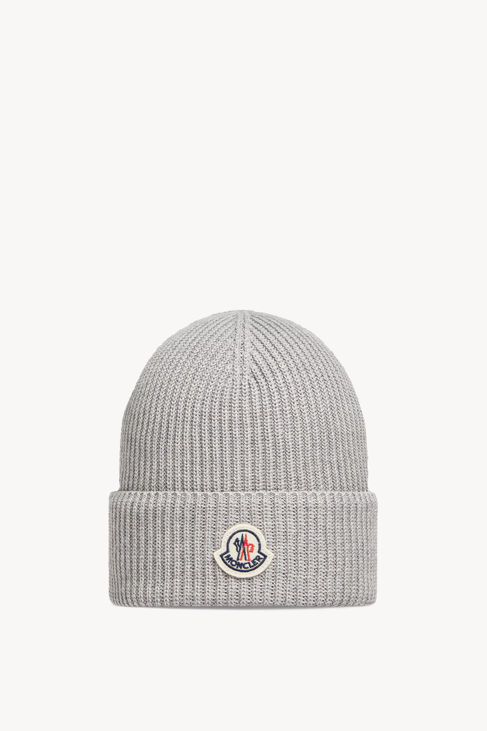 Gorro de algodón Hombre Gris Moncler 0